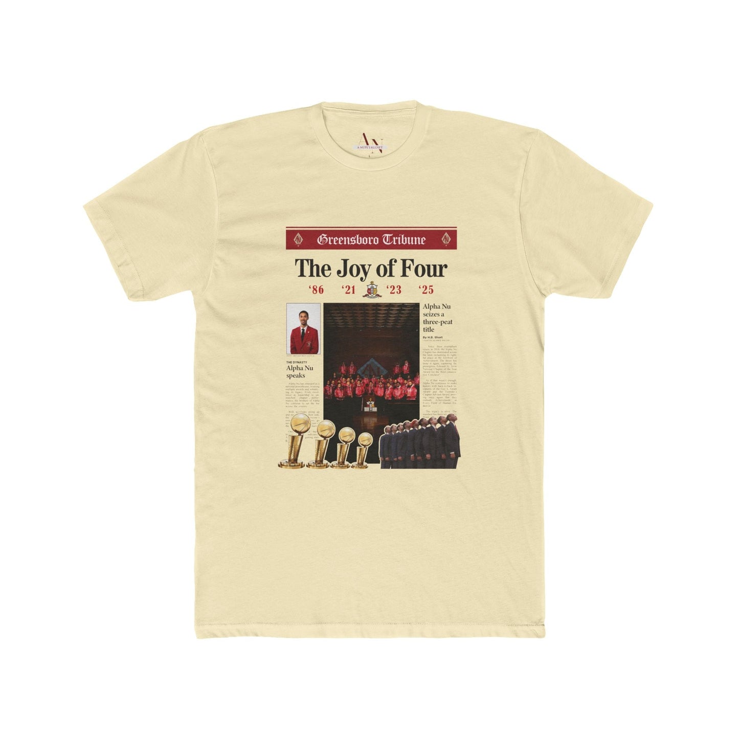 The Joy of Four – Alpha Nu Chapter Legacy Tee