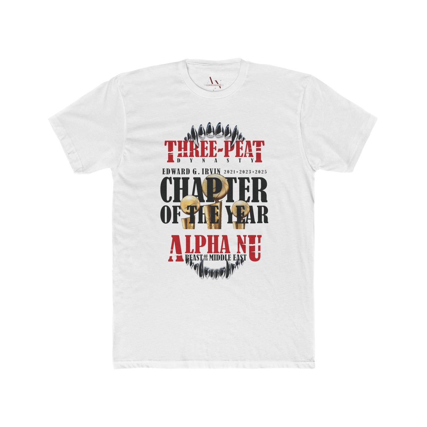 Alpha Nu “Three-Peat” Championship Tee – Limited Edition