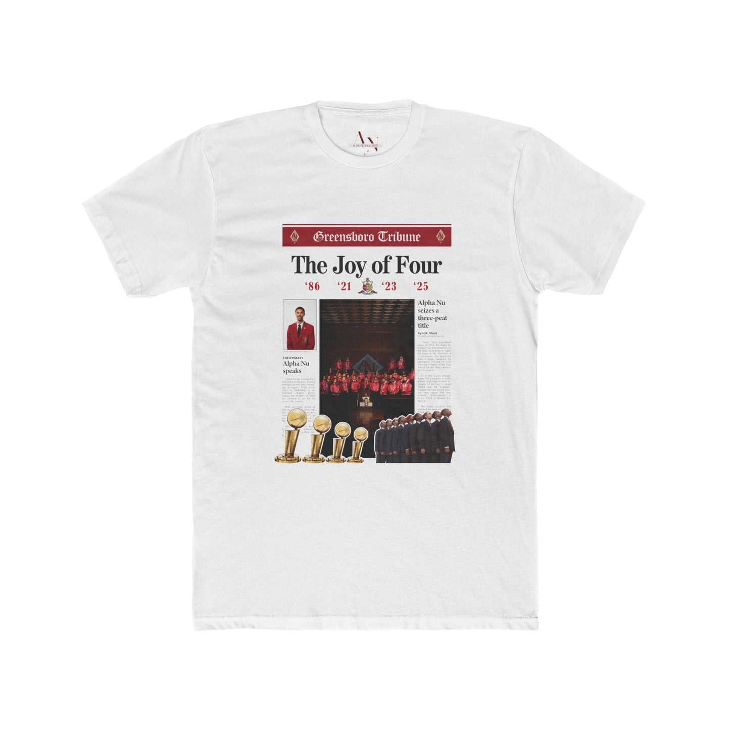 The Joy of Four – Alpha Nu Chapter Legacy Tee