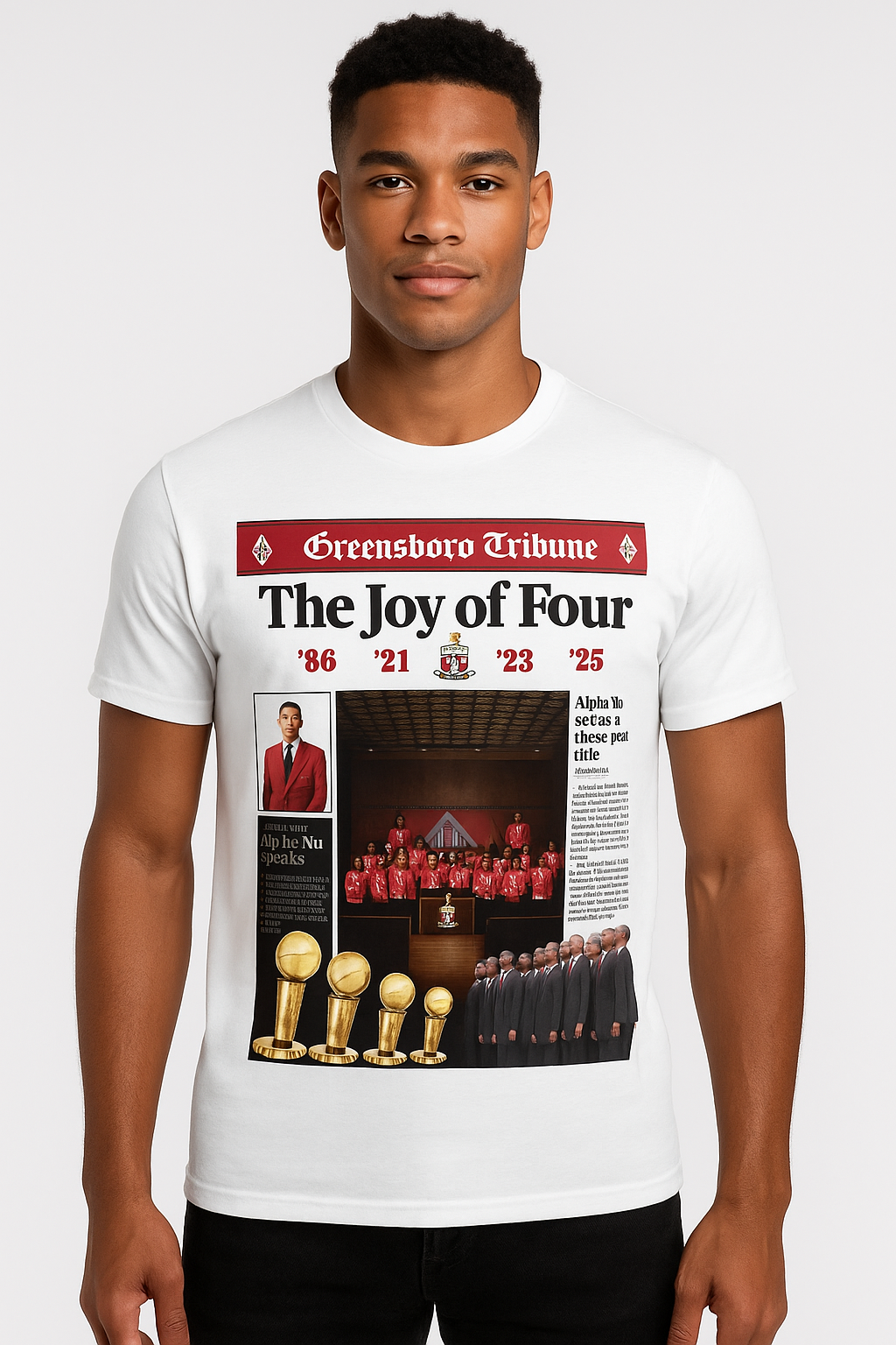 The Joy of Four – Alpha Nu Chapter Legacy Tee