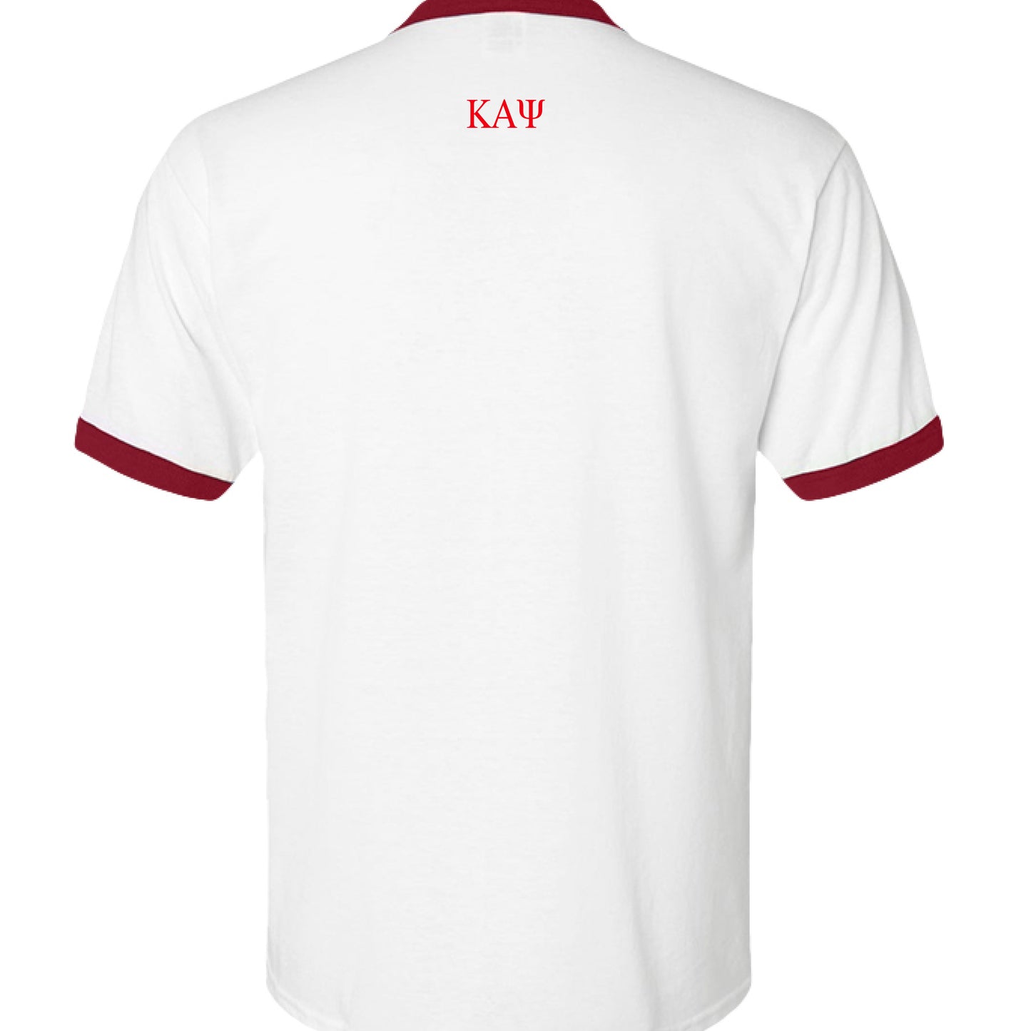 WHITE/RED - BACK