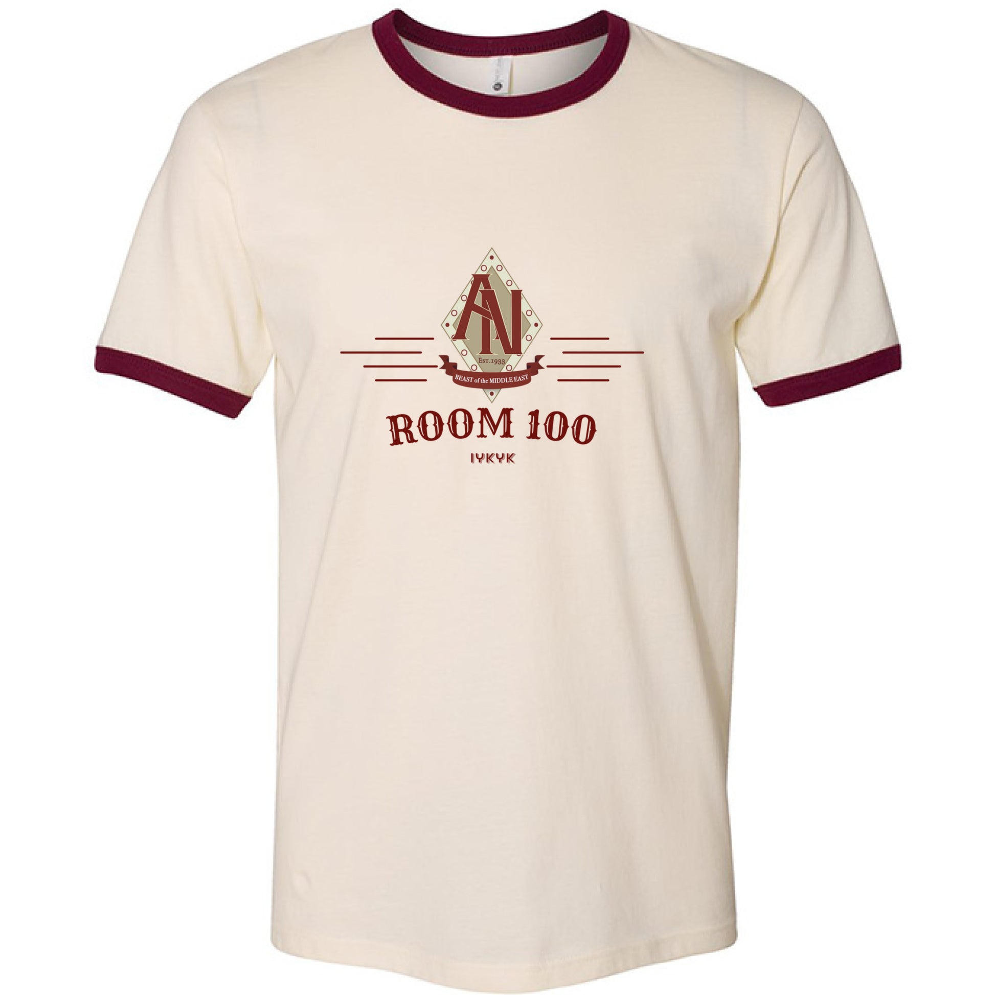 NATURAL/ MAROON - FRONT