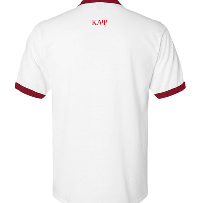 WHITE/RED - BACK